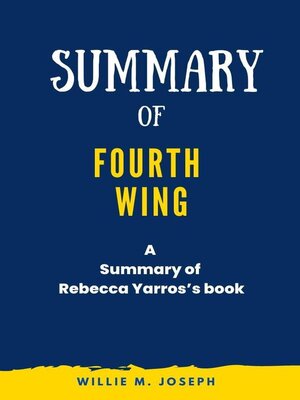 cover image of Summary of Fourth Wing by Rebecca Yarros